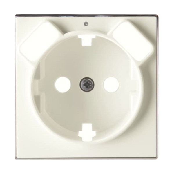 Накладка на розетку с 2xUSB ABB SKY, скрытый монтаж, с заземлением, альпийский белый, 2CLA858830A1101