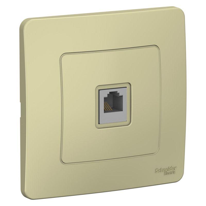 Розетка телефонная  BLANCA RJ11 беж. SchE BLNIS011007