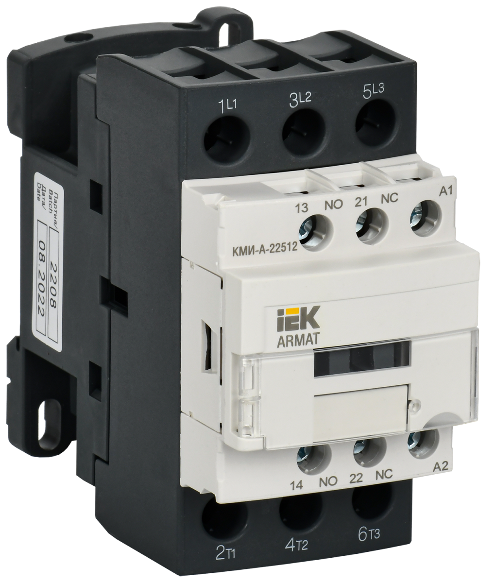 ARMAT Контактор КМИ-А-22512 LC1D 25А 24В/АС3 1НО/1НЗ