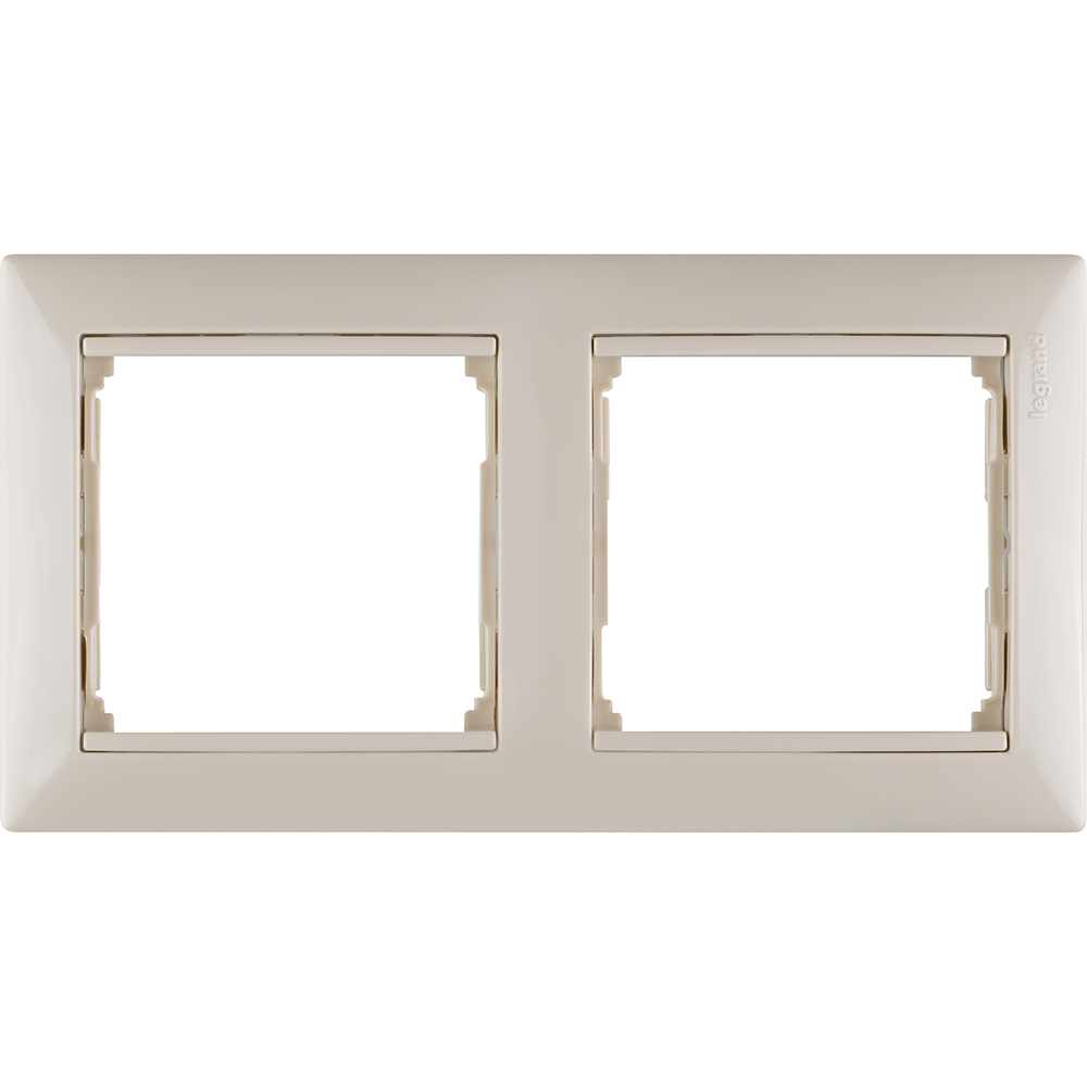 VALENA Рамка 2 поста горизонтальная слоновая кость