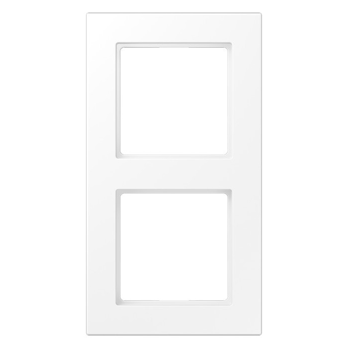 Рамка 2 поста Jung A 550, белый матовый, A5582BFWWM