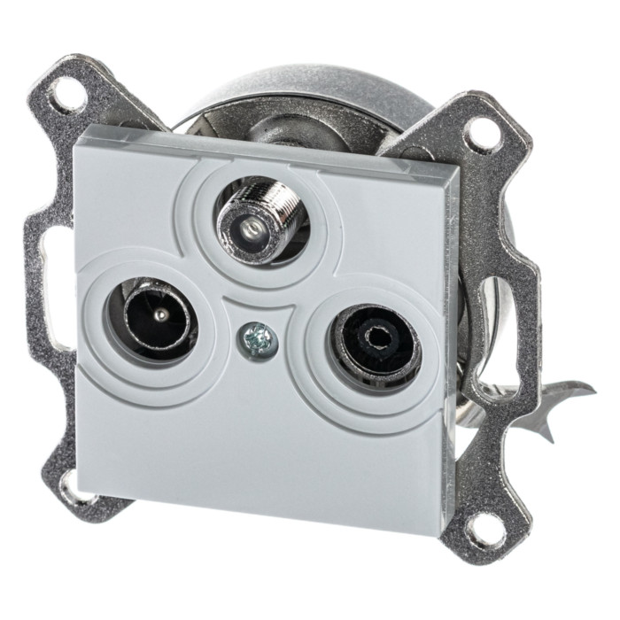 Розетка TV-FM-SAT ABB LEVIT, , серый, 2CHH083303A6016