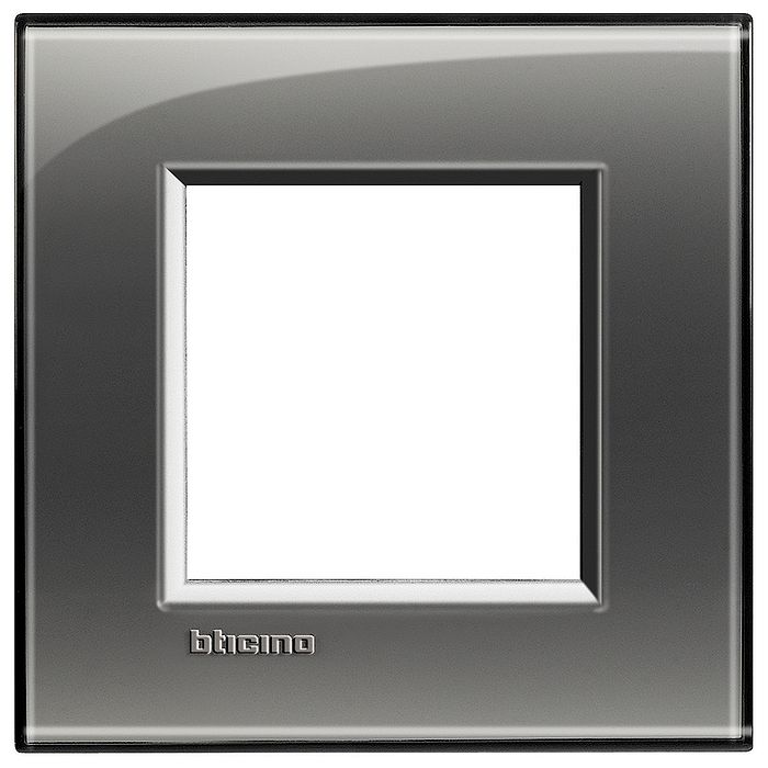 Рамка 1 пост BTicino LIVING LIGHT, горизонтальная, лондонский туман, LNA4802KF