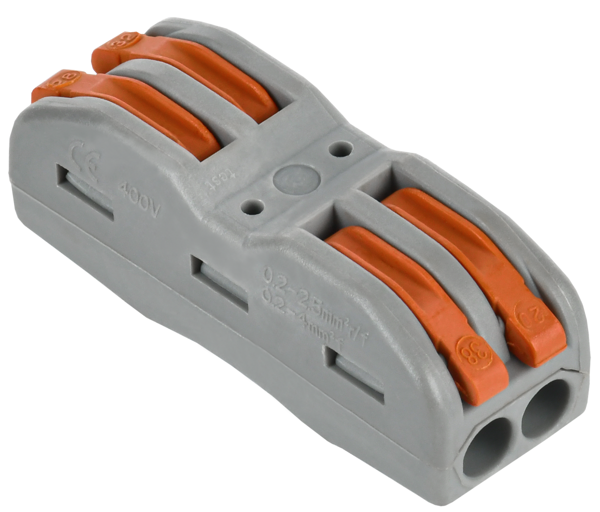 Строительно-монтажная клемма СМК 222-4122 проходная (50шт/упак) IEK