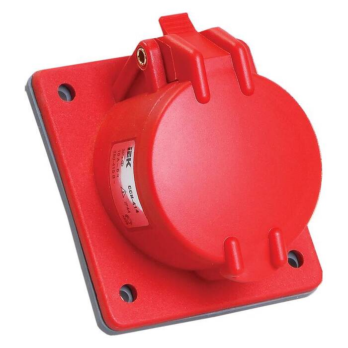 Розетка встраиваемая ССИ-414 16А-6ч//380-415В 3Р+PЕ IP44 MAGNUM ИЭК