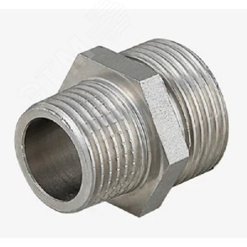 Ниппель НН 1/2х3/8 переходной, никелированный