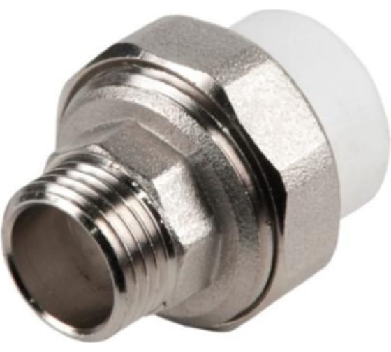 Муфта разъемная 75 х 2.1/2 НР полипропиленовая   PPR белая