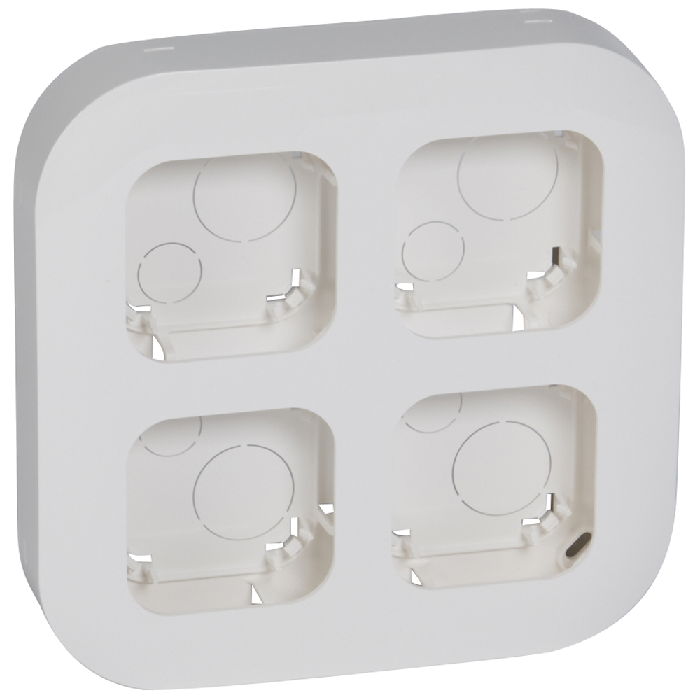 WHITE 4GANG FREE WORKSTATION