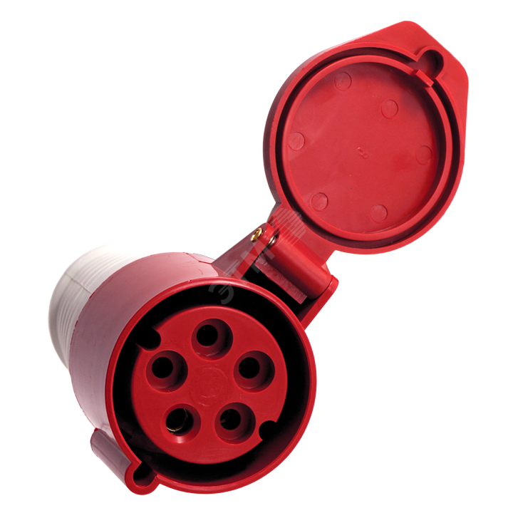 Розетка кабельная 32А 3Р+N+Е IP44 переносная 380В