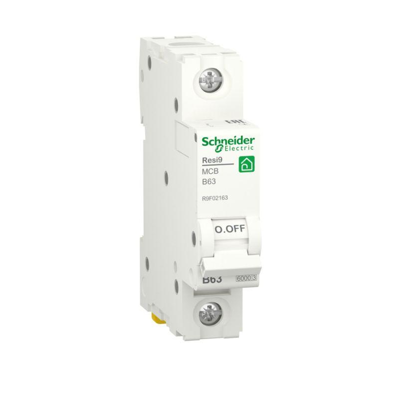 Автоматический выключатель Schneider Electric 1п B 63А Resi9 6000А  R9F02163