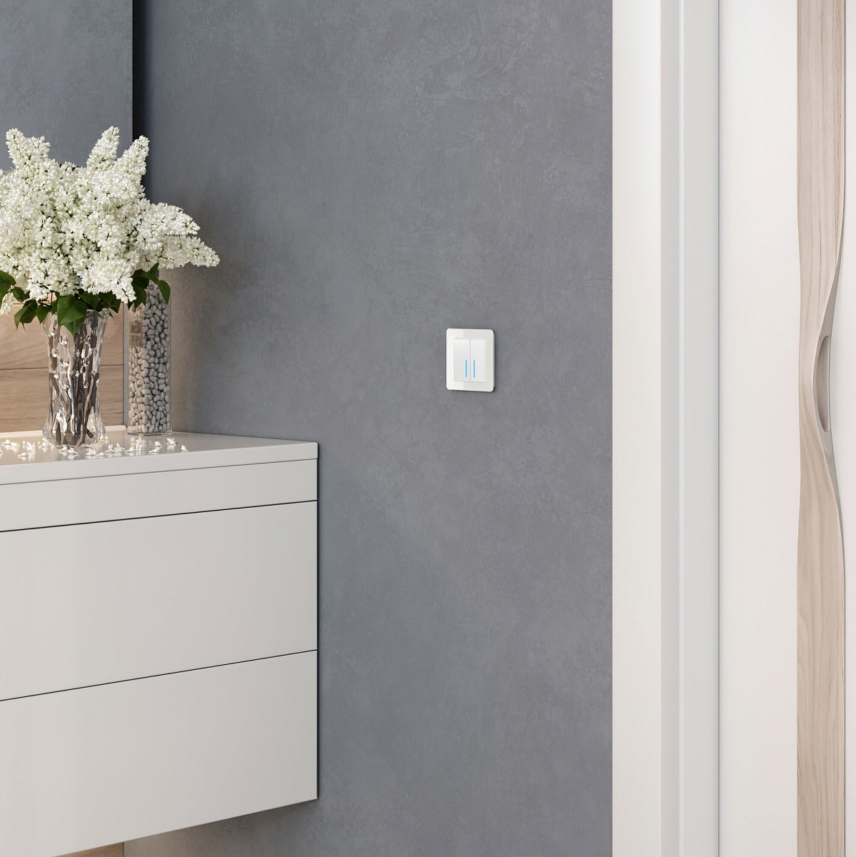 Рамка из акрила на 1 пост Acrylic белый W0012701