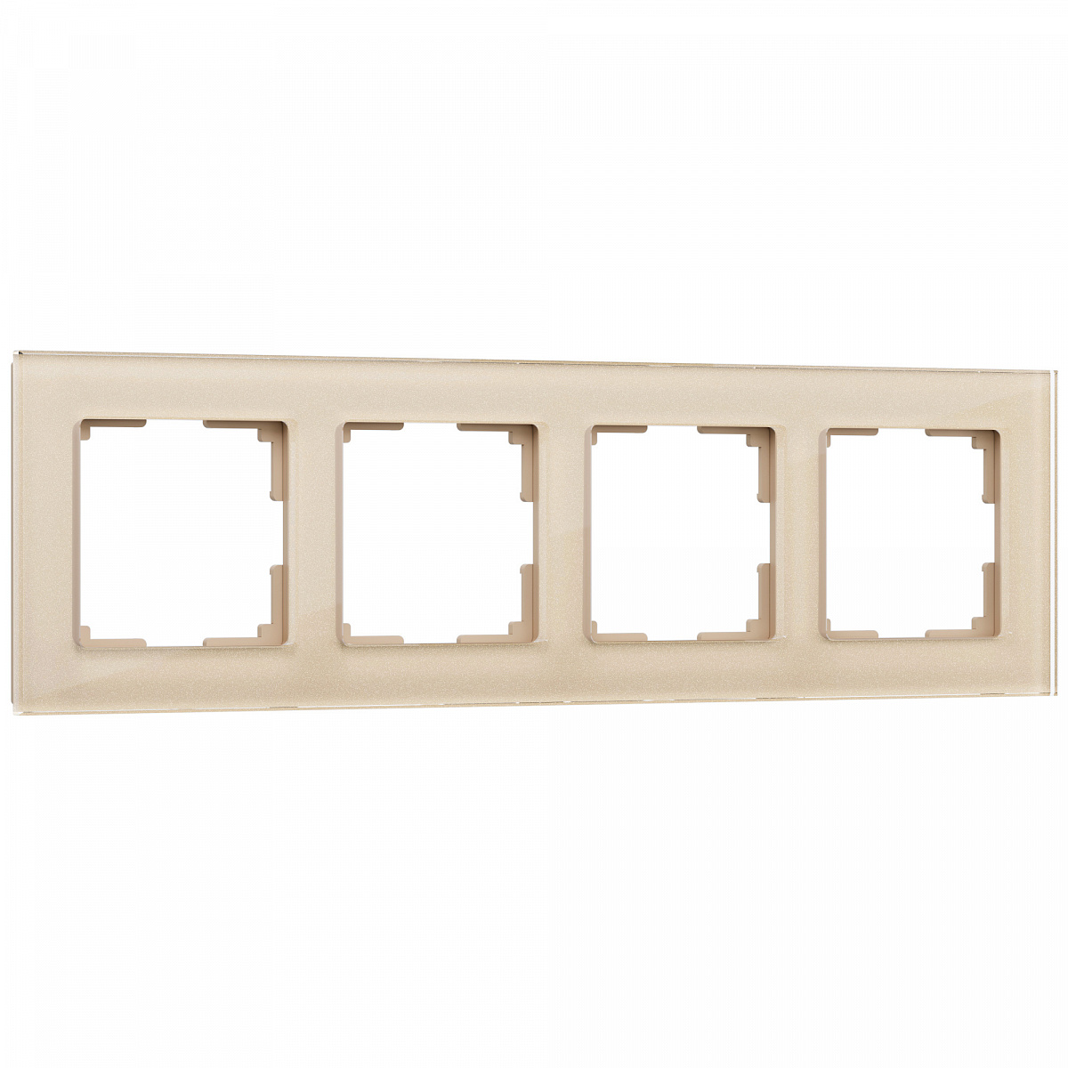 Рамка из стекла на 4 поста Favorit шампань W0041111