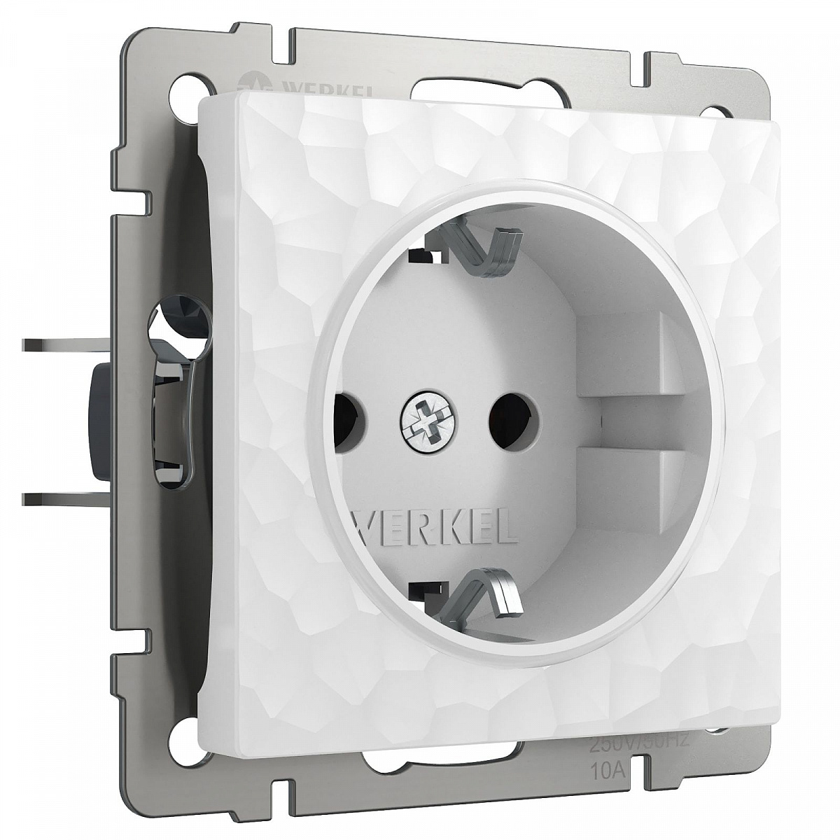 Розетка с заземлением белый W1271001