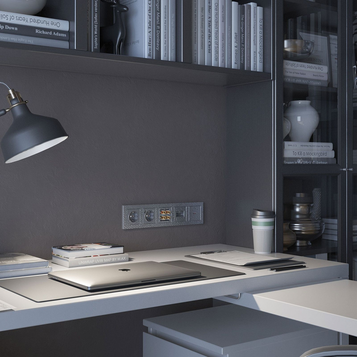 Акустическая розетка серебряный W1285006