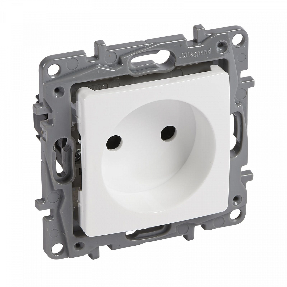 Розетка 2к Винт Шт Бел Etika